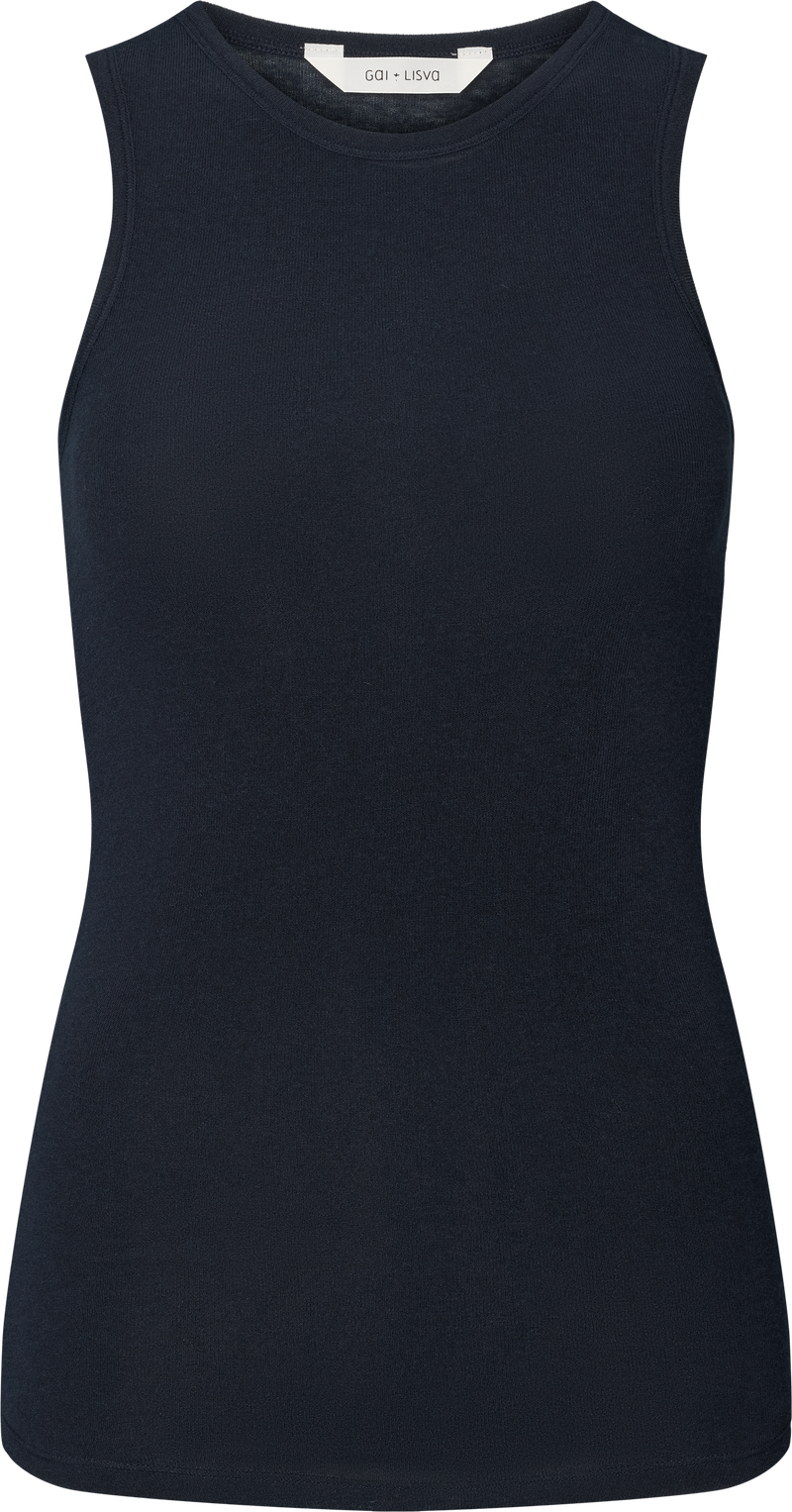 GAI+LISVA Alberte Wool Top Top 181 Midnight Blue