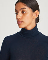 GAI+LISVA Anna Wool Turtleneck Top 181 Midnight Blue