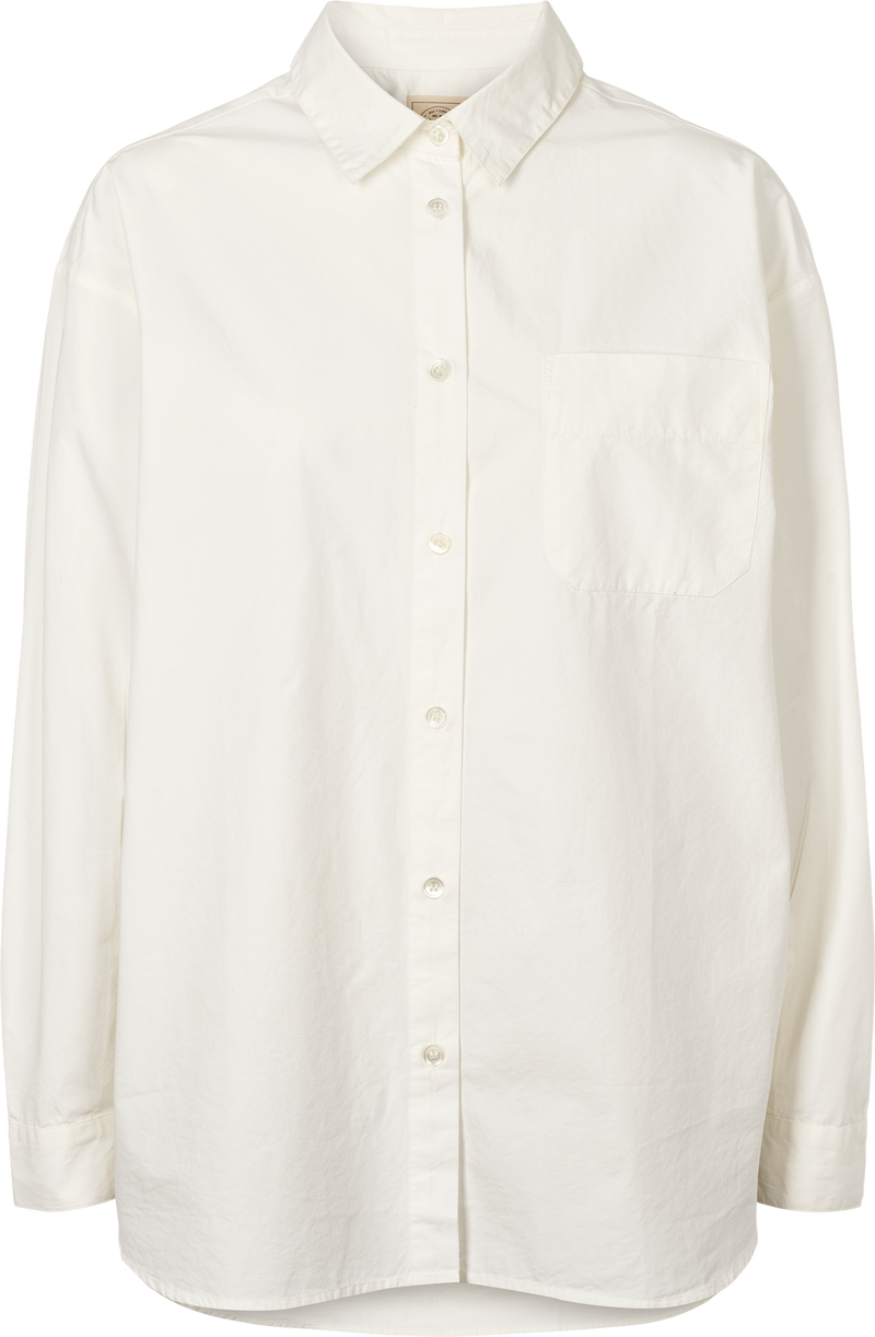 GAI+LISVA Astrid Shirt Poplin Gots 243975 Shirt 124 Whisper White