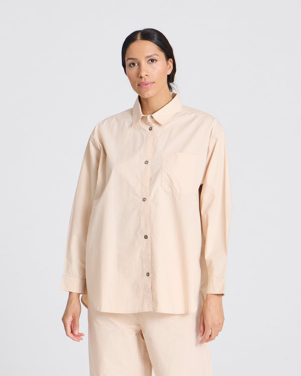 GAI+LISVA Astrid Shirt Poplin Gots 243975 Shirt 195 Smoke Gray