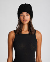 GAI+LISVA Celina Lambswool Beanie Knit 650 Black