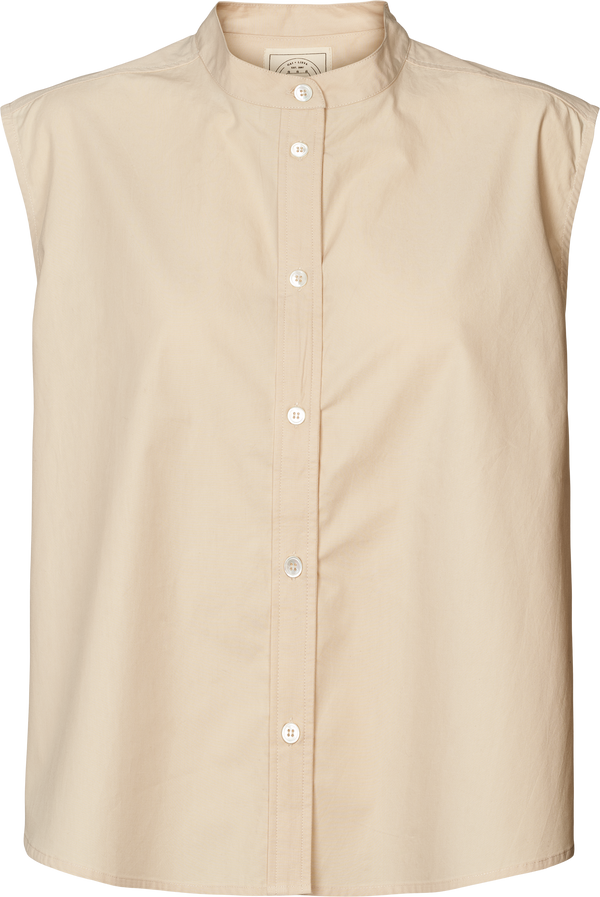 GAI+LISVA Elisa Top Poplin Gots 243975 Shirt 123 Summer Sand