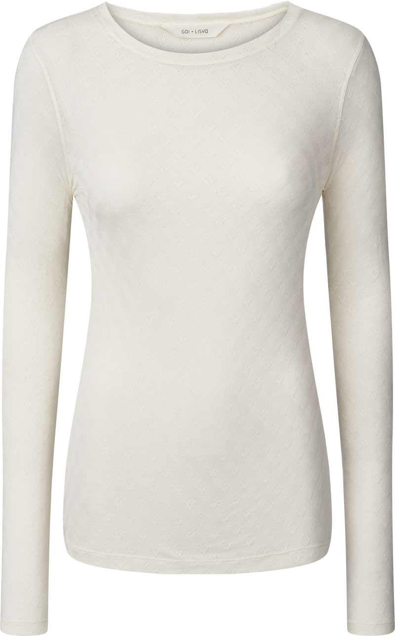 GAI+LISVA Fermi Silk Top Top 150 Off White