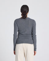 GAI+LISVA Freja L/S Knit GOTS 243975 Knit 605 Dark Grey