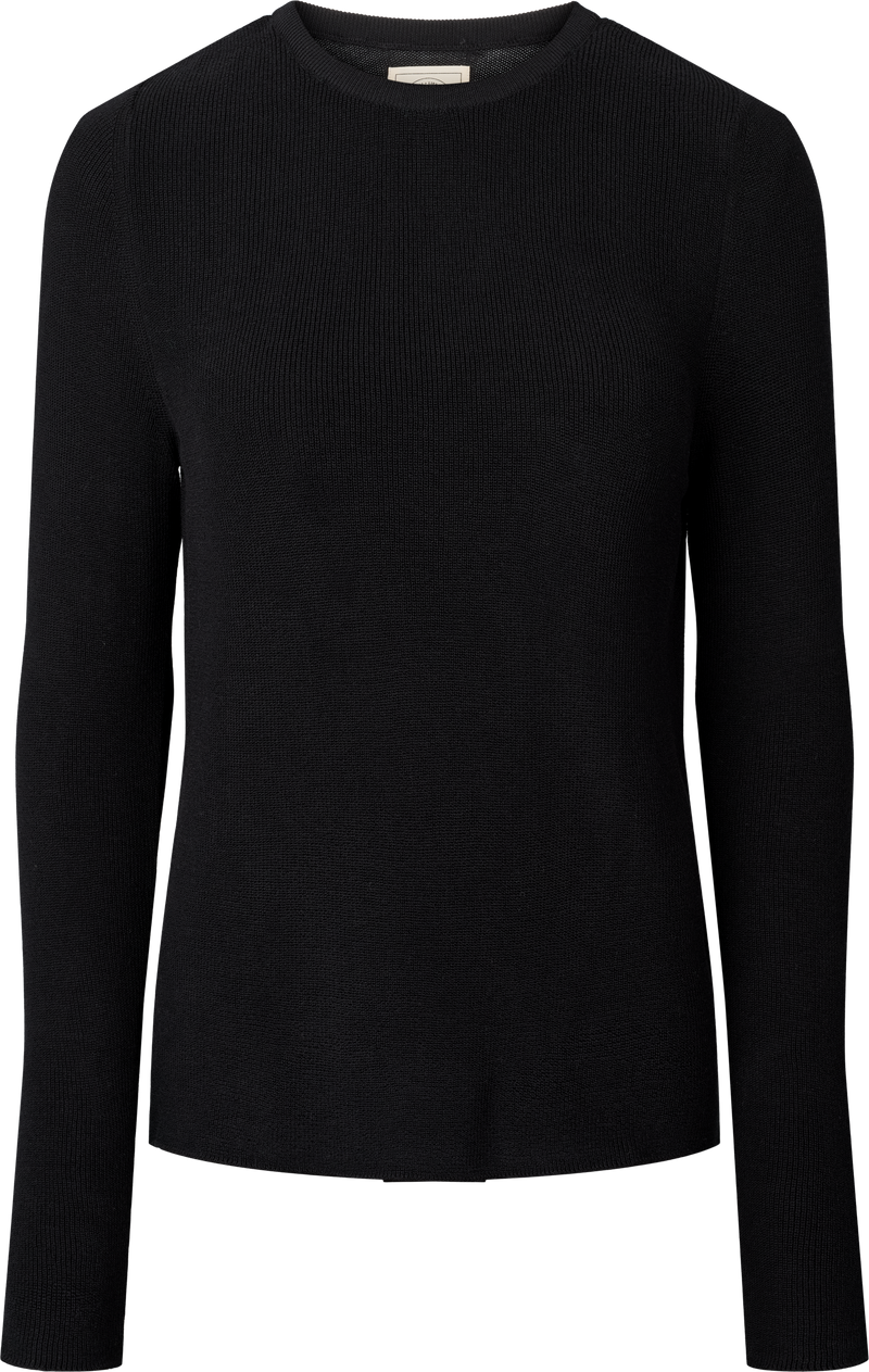 GAI+LISVA Freja L/S Knit GOTS 243975 Knit 650 Black