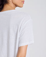 GAI+LISVA Ivalo Linen Tee Shirt Top 100 White