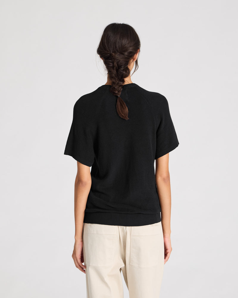 GAI+LISVA Karen Knit Tee GOTS 243975 Knit 650 Black