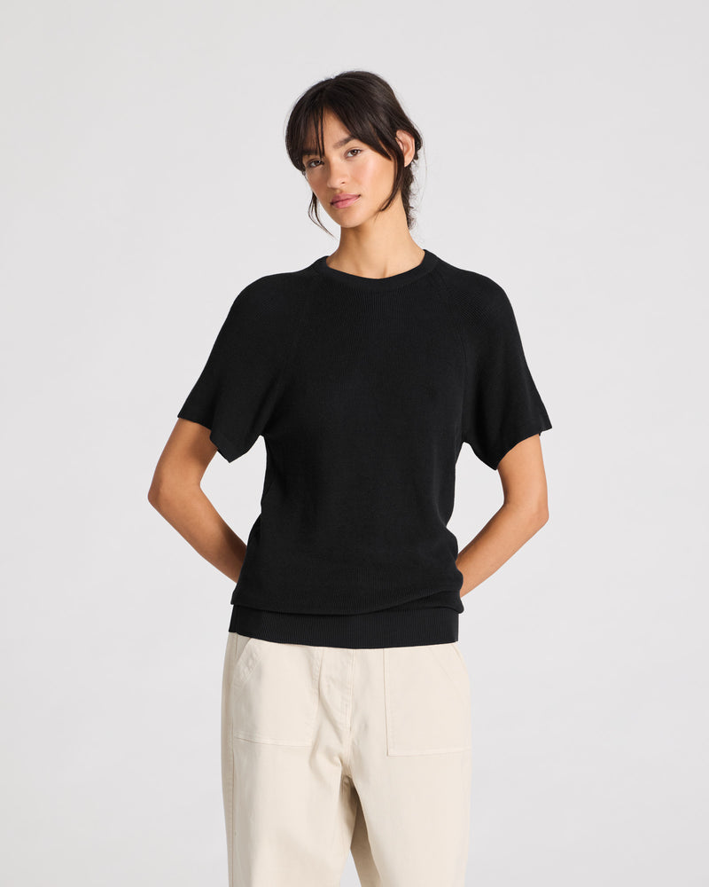 GAI+LISVA Karen Knit Tee GOTS 243975 Knit 650 Black