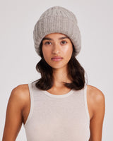 GAI+LISVA Kari Lambswool Beanie Knit 173 Stone Grey