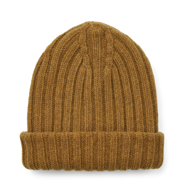 GAI+LISVA Kari Lambswool Beanie Knit 513 Dried Tobacco