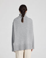 GAI+LISVA Michelle Neck Piece Knit 602 Grey Melange