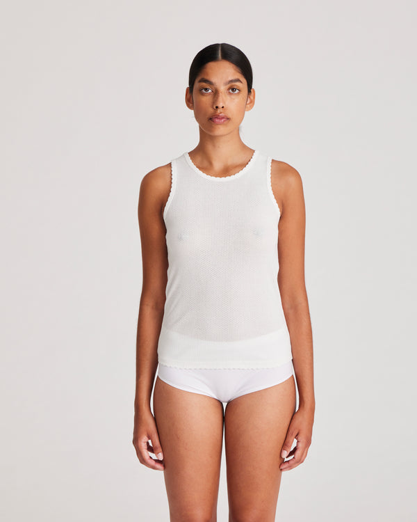 GAI+LISVA Mille S´less Cotton Top Top 100 White