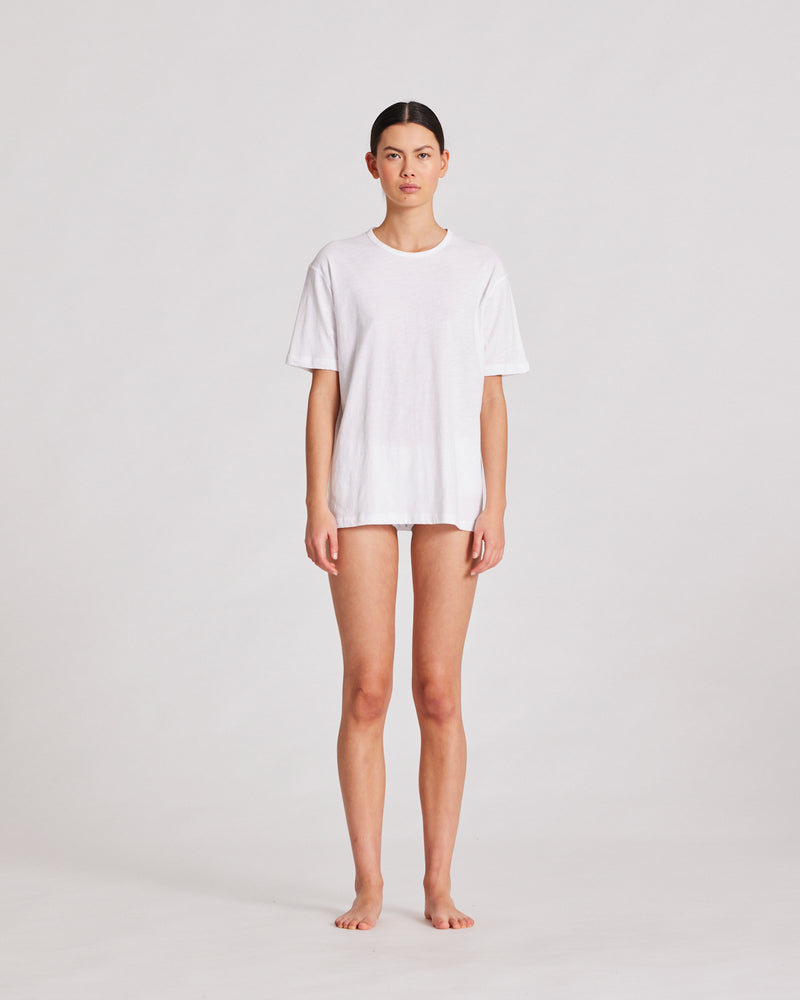 GAI+LISVA Nynne S/S Cotton Tee Shirt Top 100 White