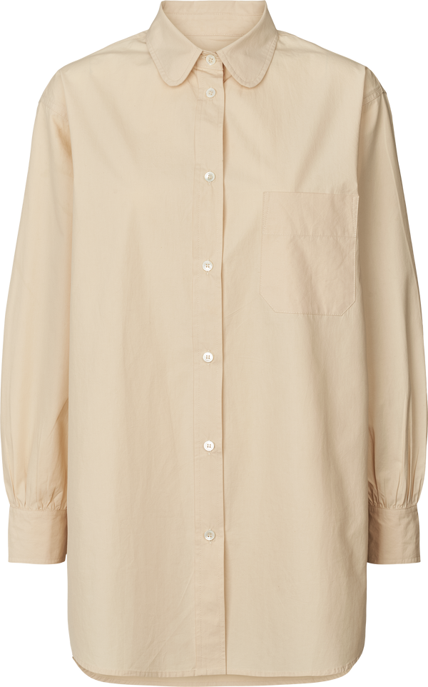 GAI+LISVA Rosa Shirt Poplin GOTS 243975 Shirt 123 Summer Sand