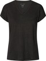 GAI+LISVA Simone Linen Tee Shirt Top 650 Black