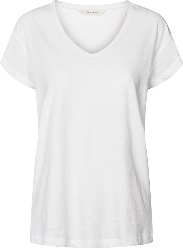 GAI+LISVA Simone S/S Cotton Tee Shirt Top 100 White