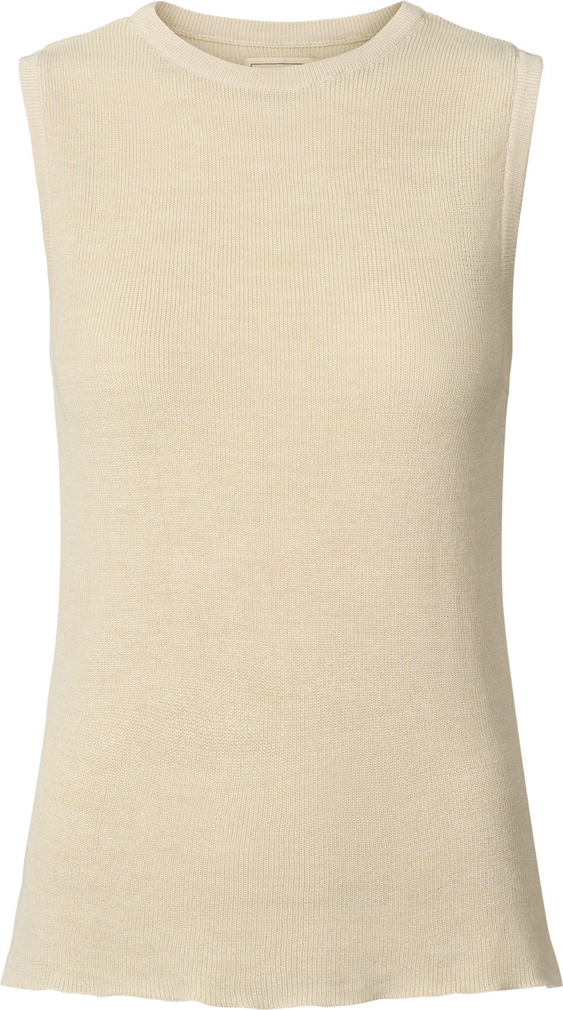 GAI+LISVA Sofie Knit Tank GOTS 243975 Knit 151 Ecru