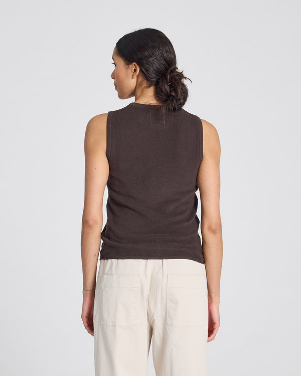 GAI+LISVA Sofie Knit Tank GOTS 243975 Knit 681 Mulch