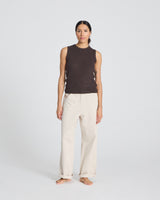 GAI+LISVA Sofie Knit Tank GOTS 243975 Knit 681 Mulch