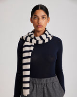 GAI+LISVA Tanja Lambswool Scarf GOTS 243975 Knit 650 Black