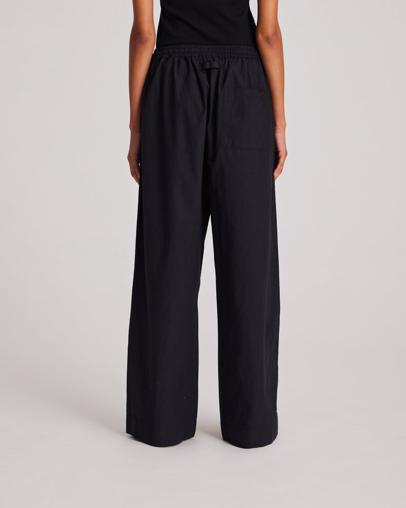 GAI+LISVA Thilde Pant Poplin GOTS 243975 Pants & Shorts 650 Black