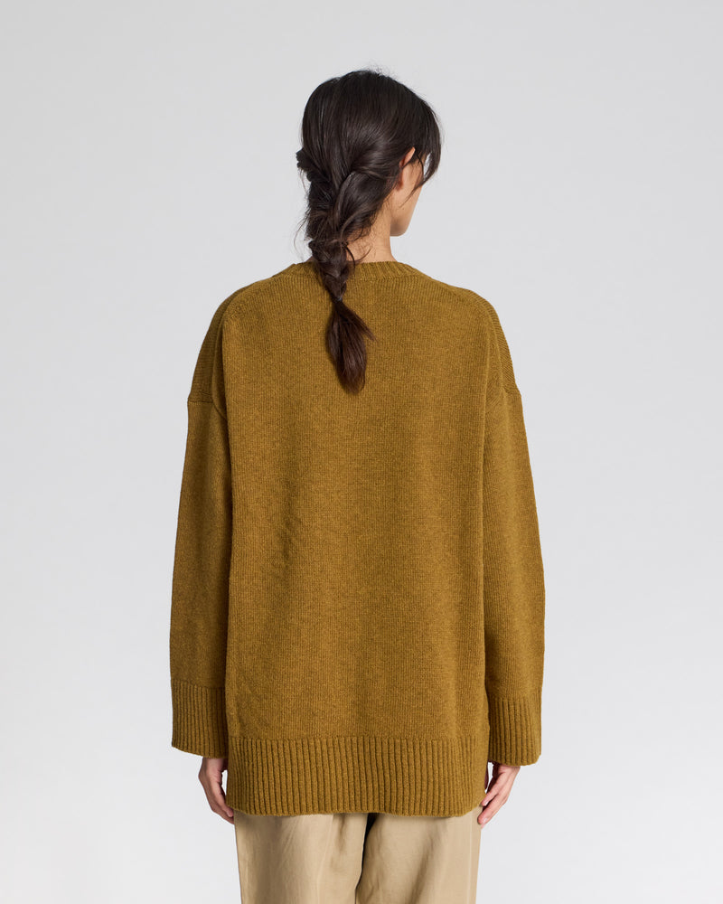 GAI+LISVA Vigga Lambswool Jumper Knit 201 Tobacco