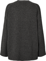 GAI+LISVA Vigga Lambswool Jumper Knit 605 Dark Grey