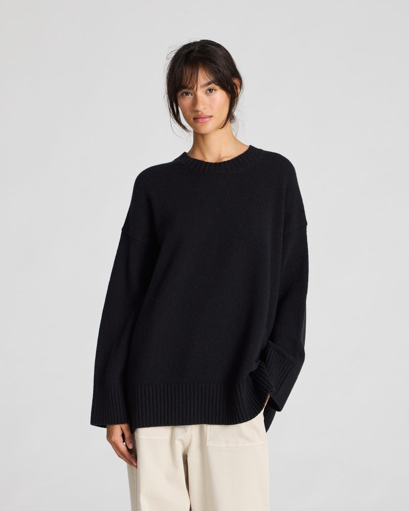 GAI+LISVA Vigga Lammwollpullover Knit 650 Black