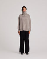 GAI+LISVA Vita Lambswool Jumper Knit 173 Stone Grey