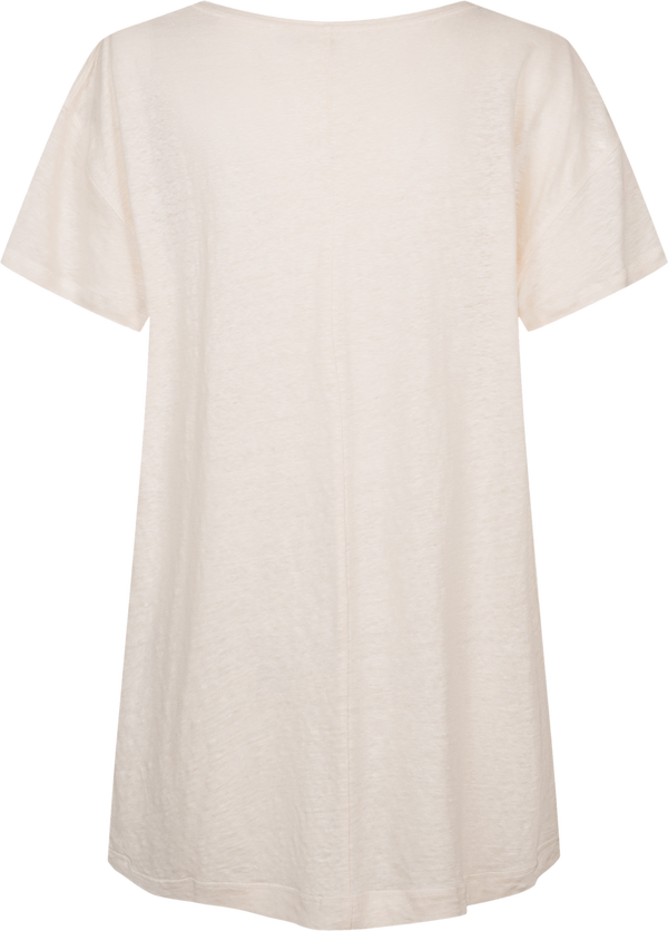 GAI+LISVA Bertha Linen T-shirt Top 108 Moonstruck