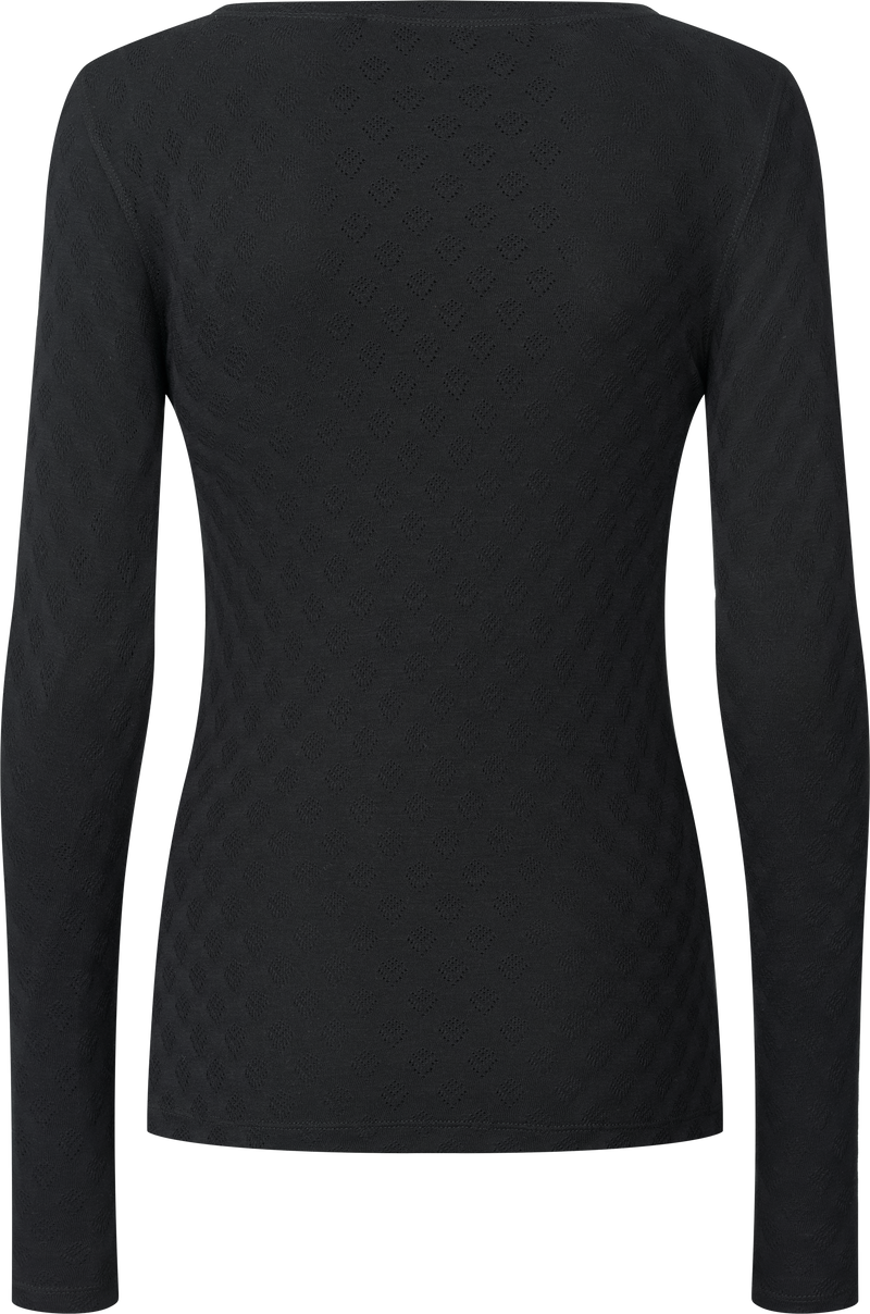 GAI+LISVA Fermi Silk Top Top 652 Stretch Limo Black